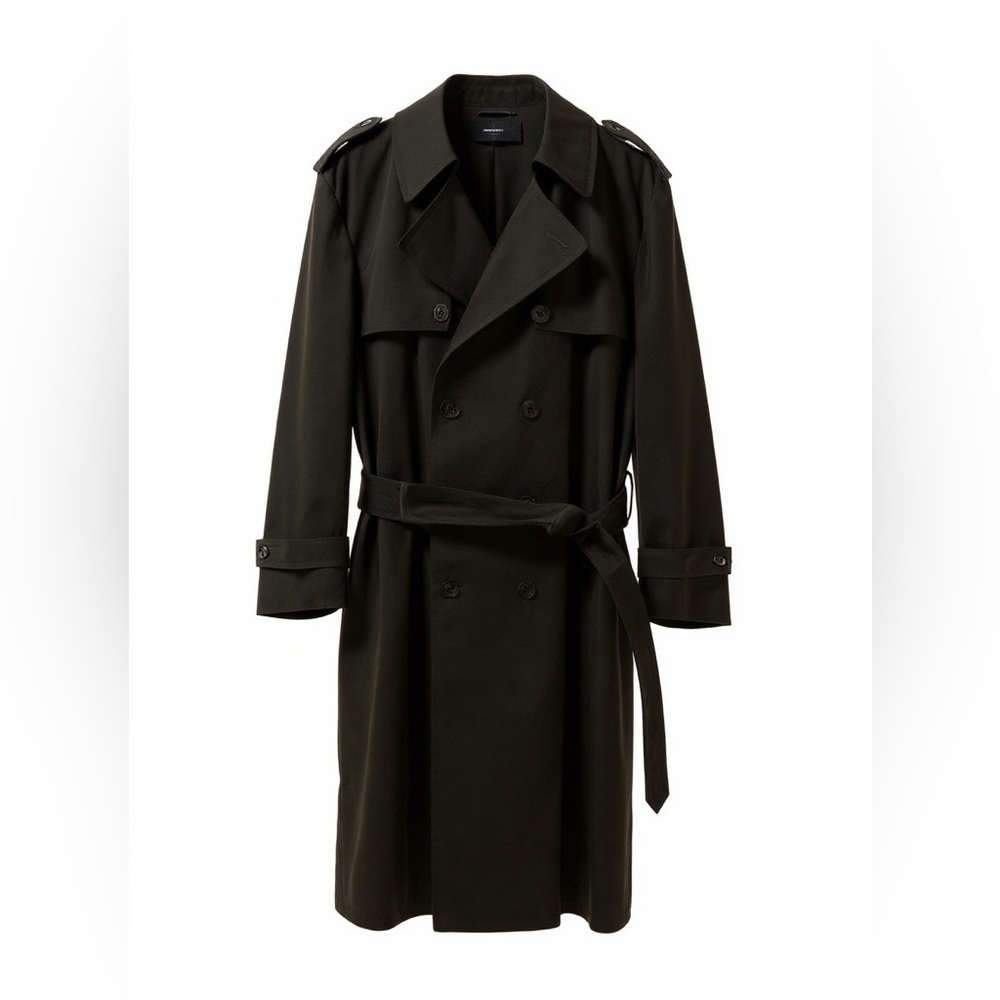 London Fog Men's Dark Trench Coat